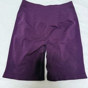 Alphalete Purple Athletic Shorts High-Waisted Performance